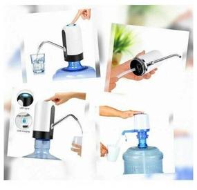 img 1 attached to Cordless electric water pump, automatic bottled water dispenser with battery