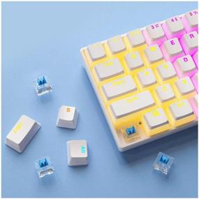 img 1 attached to Mechanical keyboard Booox K61P (Pudding Keycaps, Blue Switch, White)