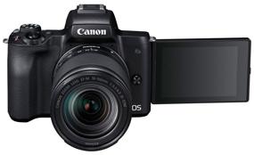 img 1 attached to 📷 Canon EOS M50 Camera Kit 18-150mm IS STM LP-E12, Black - Enhanced for SEO