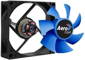 img 1 attached to Case fan AeroCool Motion 8 Plus, black/blue