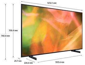 img 1 attached to 55" TV Samsung UE55AU8000U 2021 LED, HDR RU, black