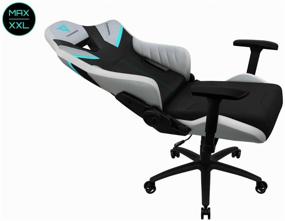 img 1 attached to 🎮 ThunderX3 TC5 MAX Gaming Chair - Faux Leather Upholstery, Arctic White Color