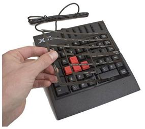 img 1 attached to Игровая клавиатура A4Tech X7-G100, черная, USB, черная.