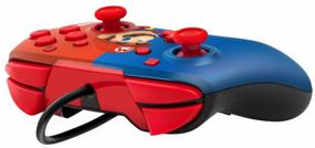 img 1 attached to Аксессуар Nintendo Switch: Проводной контроллер Faceoff Mario
