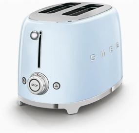 img 1 attached to 🍞 Smeg TSF01PBEU Pastel Blue Toaster: Stylish and Efficient Toasting Solution