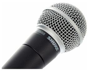 img 1 attached to 🎤 Shure SM58-LCE Microphone, Charcoal Gray