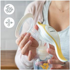 img 1 attached to Medela Harmony Essentials Pack manual breast pump, colorless