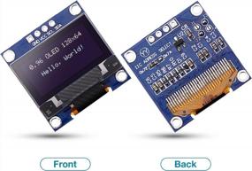 img 3 attached to 🔵 Дисплей OLED I2C Frienda 0.96 дюйма 12864 для Raspberry Pi - синий свет