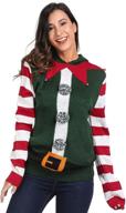 christmas sweater jumpsuits snowflakes reindeer women's clothing ~ jumpsuits, rompers & overalls logo