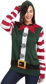 img 2 attached to Christmas Sweater Jumpsuits Snowflakes Reindeer Women's Clothing ~ Jumpsuits, Rompers & Overalls