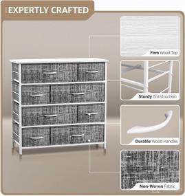 img 1 attached to Sorbus Dresser Drawers Furniture Organization Storage & Organization via Racks, Shelves & Drawers