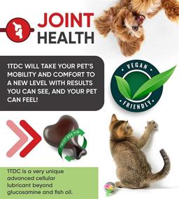 img 2 attached to 1TDC Dual Action SoftGels for Dogs & Cats - Natural Support for Periodontal & Joint Health. 4-in-1 Wellness Formula Promotes Oral, Hip & Joint Health, Muscle & Stamina Recovery, and Skin & Coat Health.