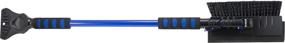 img 3 attached to SubZero 14015 54-Inch Avalanche Snowbroom with Pivoting Brush Head and Squeegee