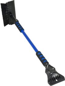 img 4 attached to SubZero 14015 54-Inch Avalanche Snowbroom with Pivoting Brush Head and Squeegee