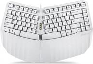 perixx periboard-413w us ergonomic split usb keyboard - compact and wired with tkl design - white - us english (11810) - dimensions 15.75x10.83x2.17 inches логотип