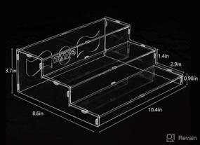 img 3 attached to 🌶️ Clear Acrylic Spice Rack Organizer: Versatile 3 Tier Shelf for Pantry Storage (ASSEMBLY REQUIRED)