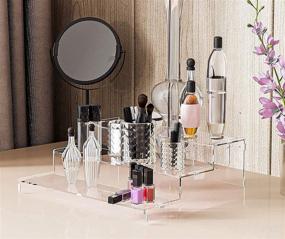 img 1 attached to 🌶️ Clear Acrylic Spice Rack Organizer: Versatile 3 Tier Shelf for Pantry Storage (ASSEMBLY REQUIRED)