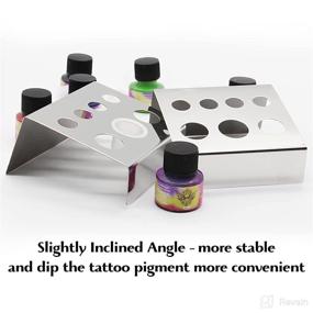 img 2 attached to 🖌️ Stainless Tattoo Ink Cup Holder: The Ultimate Solution for Organized Tattooing