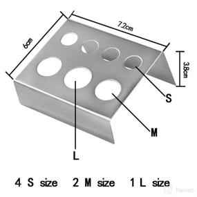 img 3 attached to 🖌️ Stainless Tattoo Ink Cup Holder: The Ultimate Solution for Organized Tattooing