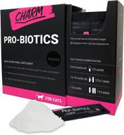 charm probiotics plus prebiotic powder supplements for cats - boost digestion, enhance gut flora, alleviate itching, gas relief, resolve constipation, diarrhea - vital support for immune system health логотип