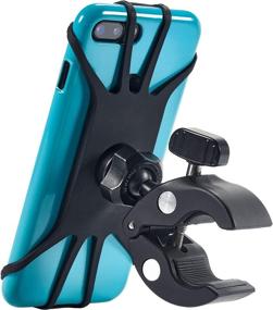 img 4 attached to 📱 Enhanced 2021 Bicycle & Motorcycle Phone Mount - The Ultimate Secure & Reliable Bike Phone Holder for iPhone, Samsung or Any Smartphone. Resistant to Stress & Highly Adjustable. Boost Safeness & Comfort by 100+.