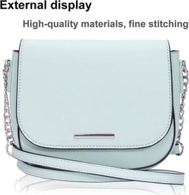img 3 attached to QUEENSHOW Classic Crossbody Shoulder Handbags Women's Handbags & Wallets at Shoulder Bags