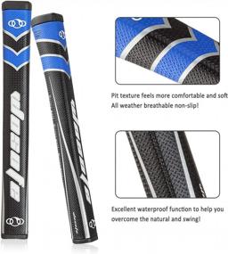 img 3 attached to Improve Your Golf Game With Zenesty Midsize Putter Grips For Men - Lightweight, Tacky, And Comfortable In 6 Colors!