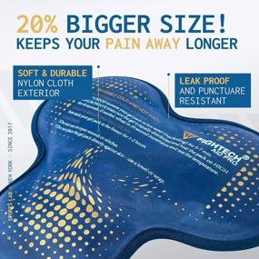 img 2 attached to Relieve Pain And Inflammation With FIGHTECH'S Large Hot And Cold Gel Ice Pack For Shoulder, Knee, Back And More