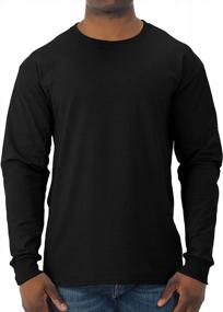 img 4 attached to Men'S Long Sleeve Jerzees Dri-Power T-Shirt