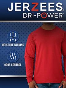 img 1 attached to Men'S Long Sleeve Jerzees Dri-Power T-Shirt