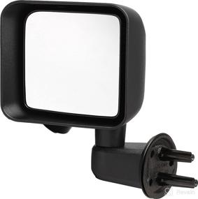 img 1 attached to 👁️ Dorman 955-956 Driver Side Manual View Mirror: Reliable and Adjustable Automotive Mirror for Enhanced Visibility