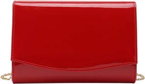 img 3 attached to Charming Tailor Leather Classic Elegant Women's Handbags & Wallets ~ Clutches & Evening Bags