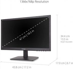 img 2 attached to ViewSonic VA1903H 19-Inch WXGA 1366x768p 60Hz Monitor with Anti-Glare Coating, Blue Light Filter, and HDMI Connectivity