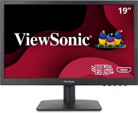 img 4 attached to ViewSonic VA1903H 19-Inch WXGA 1366x768p 60Hz Monitor with Anti-Glare Coating, Blue Light Filter, and HDMI Connectivity