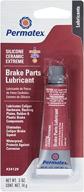 🔧 permatex silicone extreme brake parts lubricant - 0.5 fl. oz. logo