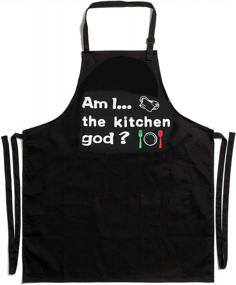 img 4 attached to Boshiho'S Versatile Aprons For Men And Women With Pockets: Perfect Cooking Gifts For Special Occasions