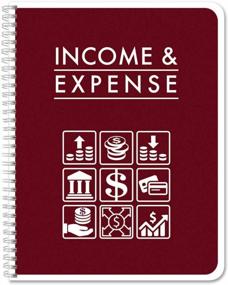 img 4 attached to 📚 Income and Expense Log Book for Small Business | BookFactory Tracker for Accounting & Bookkeeping | 108 Pages - 8.5" x 11" Wire-O (SEO-Optimized LOG-108-7CW-PP-(IncomeExpense)-BX)