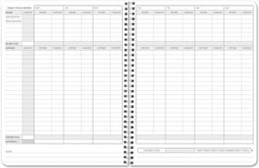 img 3 attached to 📚 Income and Expense Log Book for Small Business | BookFactory Tracker for Accounting & Bookkeeping | 108 Pages - 8.5" x 11" Wire-O (SEO-Optimized LOG-108-7CW-PP-(IncomeExpense)-BX)
