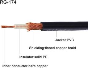 img 1 attached to 🔌 Eightwood 6-Inch Fakra Curry Code K Male to SMB Female Right-Angle Satellite Radio Antenna Adapter Cable for Sirius XM Car Radio, Stereo Receiver, and Tuner