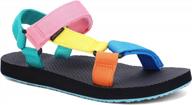 aleader women's outdoor water walking sandals: sporty and versatile for travel, camping and athletic activities logo