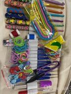 img 1 attached to 77 Piece Crochet Hook Set - Ergonomic Aluminum Crochet Hooks with Knitting 🧶 Needles, Large Eye Blunt Needles, Colorful Crochet Needles, Plastic Stitch Markers, and Convenient Case review by Farhad Cantu
