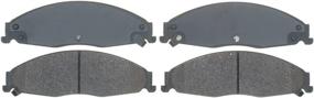 img 1 attached to 🚗 ACDelco Silver 14D921CH Ceramic Front Disc Brake Pad Set + Hardware