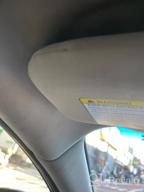 img 1 attached to Grey Left Driver Side Sun Visor Replacement Compatible With 2009-2014 Nissan Murano, OE Part 96401-1AA1B By SAILEAD review by Robert Layne