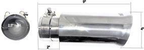 img 1 attached to NT 2417 Polished Stainless Exhaust Overall