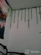 img 1 attached to 6Pcs Artificial Vines Garland With Willow Leaves - 30 Stems For Wedding Home Garden Wall Decoration review by Michael Ramu