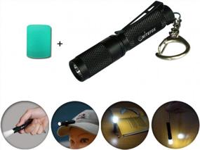 img 4 attached to Mini AAA Keychain Flashlight - Nitefox K3 With 150 Lumens And 3 Brightness Levels - Small, Waterproof Torch For EDC, Camping, Hiking, Dog Walking, Reading, Sleep, And Emergencies