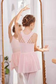 img 1 attached to Get Your Little Dancer Twirling: Zaclotre 3 Pack Girls Ballet Skirts