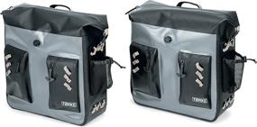 img 4 attached to Kuryakyn 5174 Tørke 24L Dry Panniers: Portable Waterproof Throw-Over Saddlebags With Strap Kit