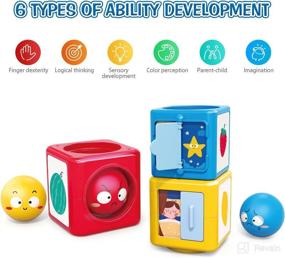 img 3 attached to Toddlers Stacking BlocksToys Educational Developmental