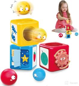 img 4 attached to Toddlers Stacking BlocksToys Educational Developmental